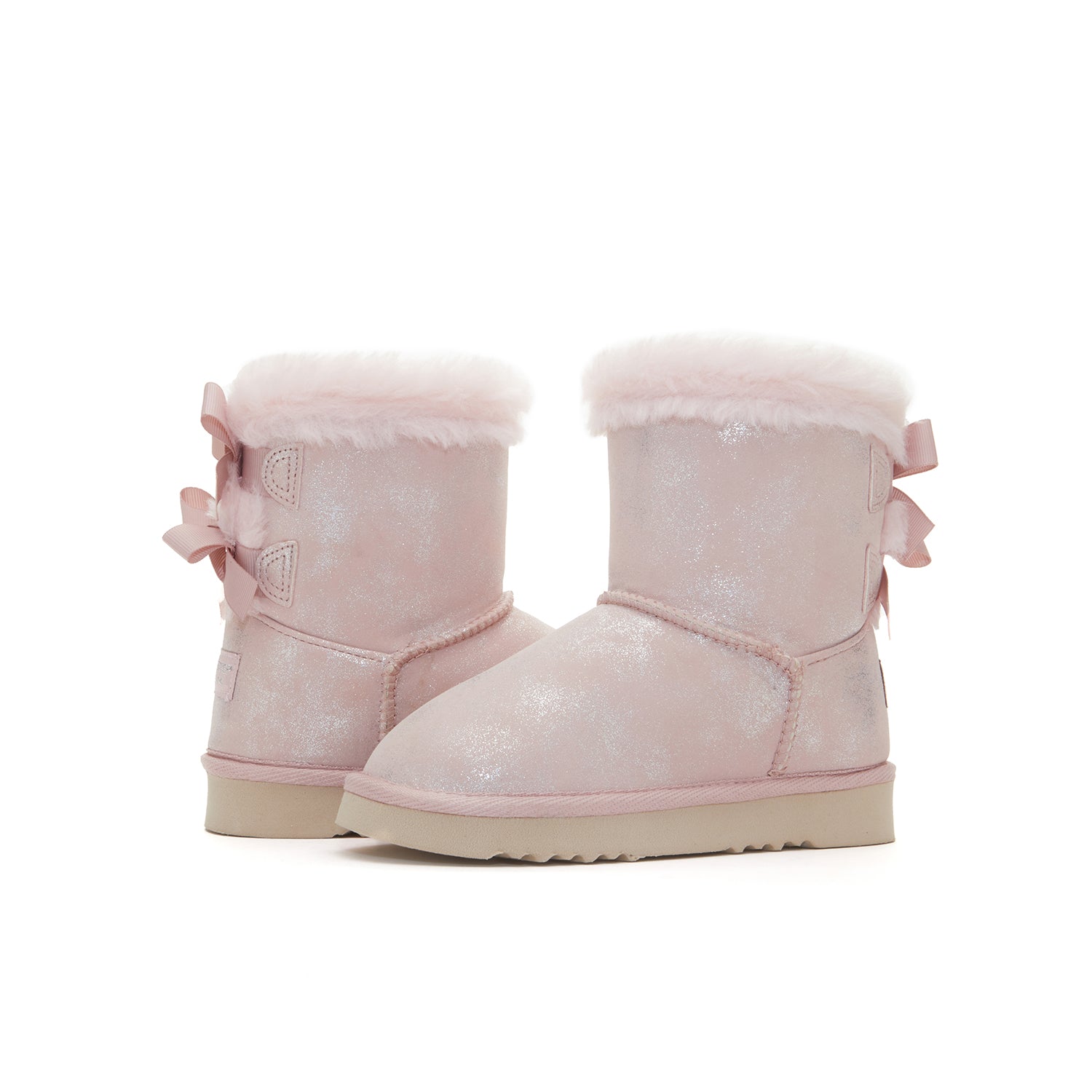 Shops snow boots with bows