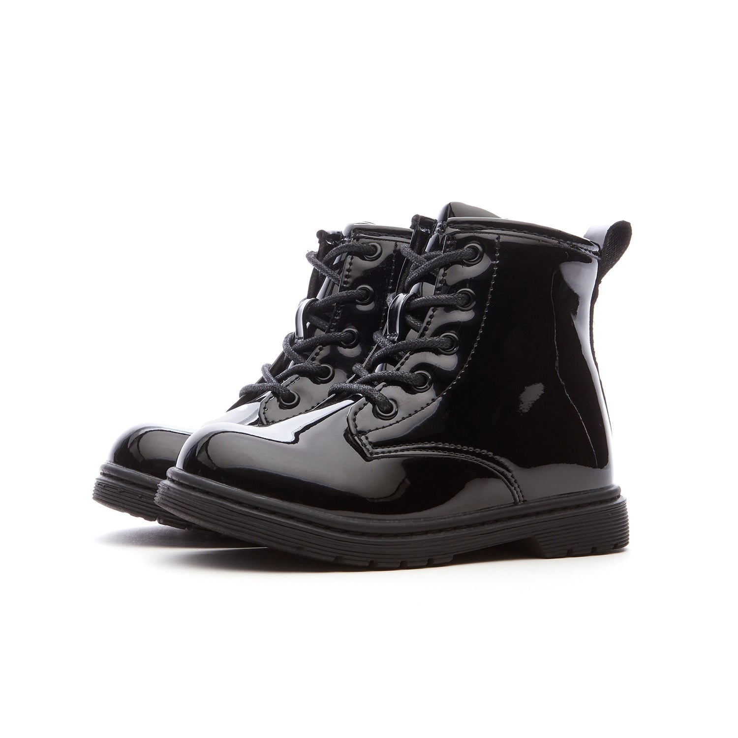 Kids Unisex Side Zipper Combat Boots